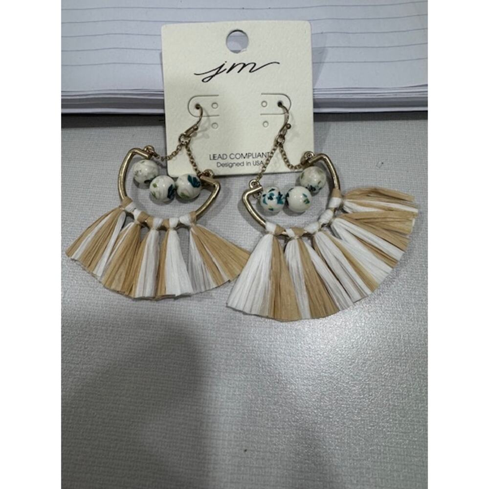 JM earrings